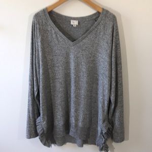 Anthropologie Tops - Anthropologie gray brushes knit top Anthropologie Tops - Anthropologie gray brushes knit top